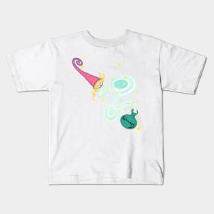 GENIE OUT OF A BOTTLE Kids T-Shirt